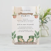 Einladung zur Haushaltserwärmung (Stehend Vorderseite)