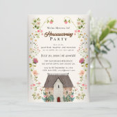 Einladung zur Haushaltserwärmung (Stehend Vorderseite)