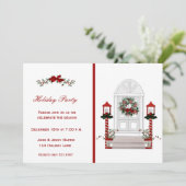 Einladung zur Haustür (Stehend Vorderseite)