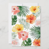 Einladung zur Hawaiianischen Geburtstagspartei (Rückseite)