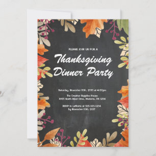 Einladung zur Herbst-Dankeschön-Dinnerparty