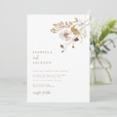 Einladung zur Herbst-Wildblume (Stehend Vorderseite)