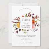 Einladung zur Herbsthochzeit (Vorderseite)