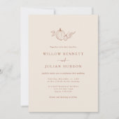 Einladung zur Herbsthochzeit (Vorderseite)