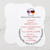 Einladung zur Herkunft in Deutschland (Vorne/Hinten)