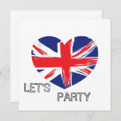 Einladung zur Herkunfts-Union-Jack-Flagge (Vorne/Hinten)