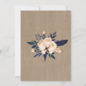 Einladung zur Hirschdusche - Antler laden Junge ei (Rückseite)