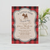 Einladung zur Hirschrustikalen Kinderdusche (Stehend Vorderseite)