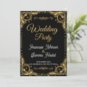 Einladung zur Hochzeit (Stehend Vorderseite)