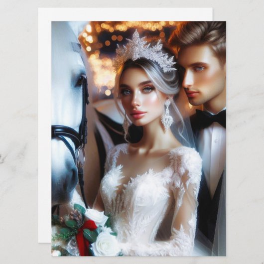 Einladung zur Hochzeit (Vorne/Hinten)