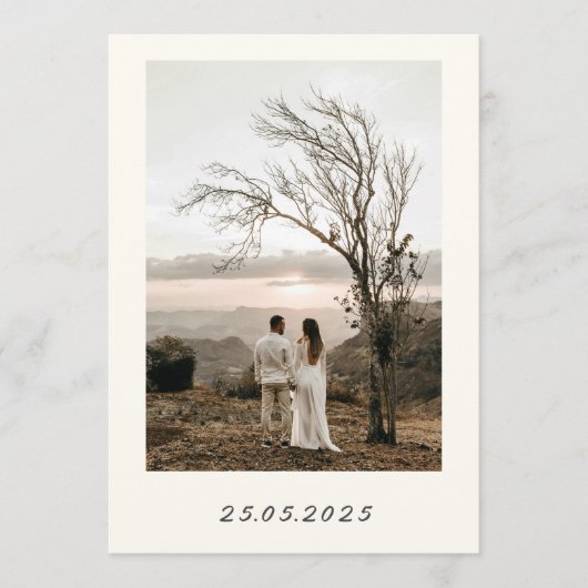 Einladung zur Hochzeit (Vorderseite)