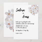 Einladung zur Hochzeit (Vorne/Hinten)