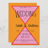 Einladung zur Hochzeit (Vorne/Hinten)