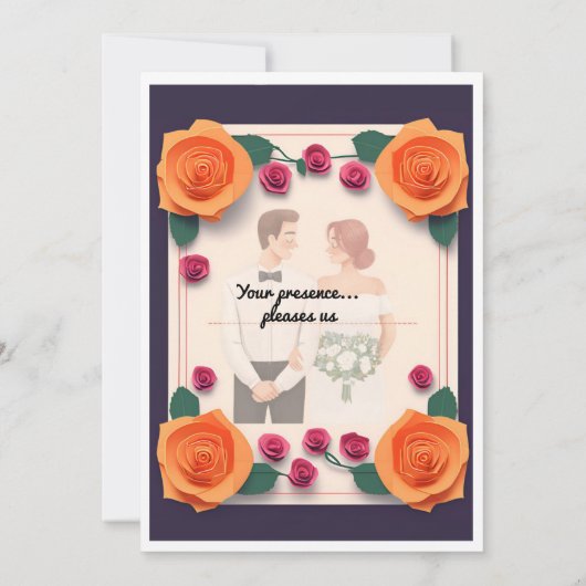 Einladung zur Hochzeit (Rückseite)