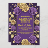 Einladung zur Hochzeit (Vorne/Hinten)