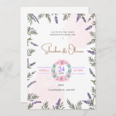 Einladung zur Hochzeit (Vorne/Hinten)