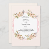 Einladung zur Hochzeit (Vorne/Hinten)