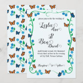 Einladung zur Hochzeit (Vorne/Hinten)