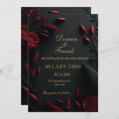 Einladung zur Hochzeit (Vorne/Hinten)