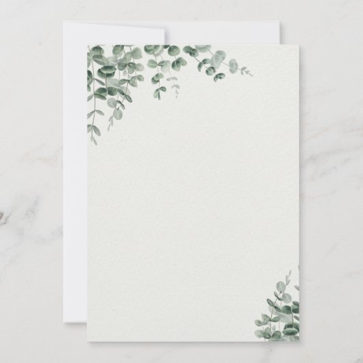 Einladung zur Hochzeit (Rückseite)