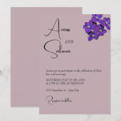 Einladung zur Hochzeit (Vorne/Hinten)