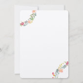 Einladung zur Hochzeit (Rückseite)