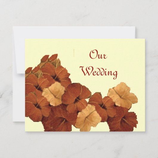 Einladung zur Hochzeit (Vorderseite)