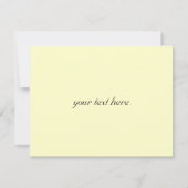 Einladung zur Hochzeit (Rückseite)