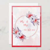 Einladung zur Hochzeit (Vorne/Hinten)