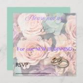 Einladung zur Hochzeit (Vorne/Hinten)