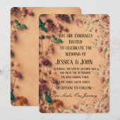 Einladung zur Hochzeit (Vorne/Hinten)