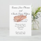 Einladung zur Hochzeit (Stehend Vorderseite)