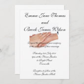 Einladung zur Hochzeit (Vorne/Hinten)