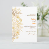 Einladung zur Hochzeit (Stehend Vorderseite)