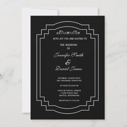 Einladung zur Hochzeit (Vorderseite)