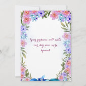 Einladung zur Hochzeit (Rückseite)