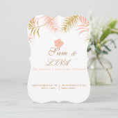 Einladung zur Hochzeit (Stehend Vorderseite)