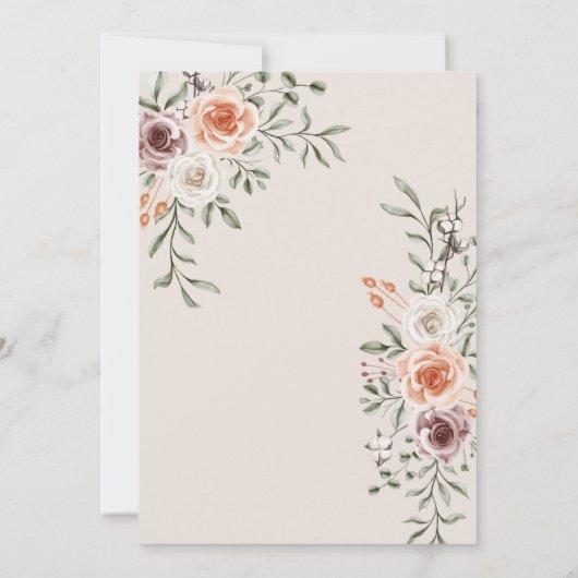 Einladung zur Hochzeit (Rückseite)