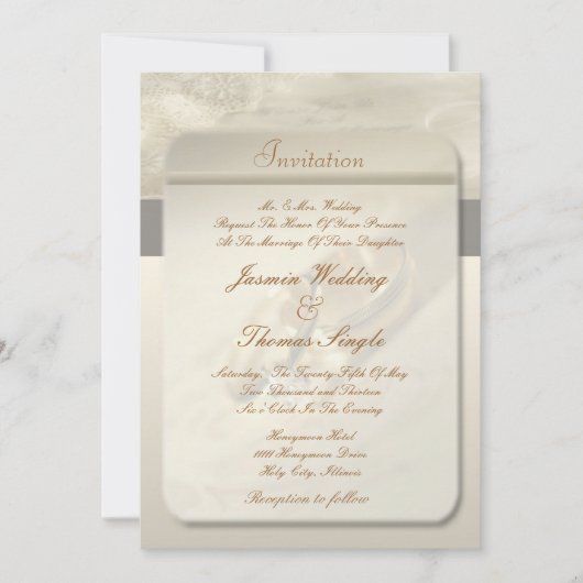 Einladung zur Hochzeit (Vorderseite)