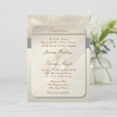 Einladung zur Hochzeit (Stehend Vorderseite)