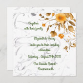 Einladung zur Hochzeit (Vorne/Hinten)