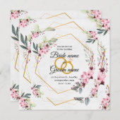 Einladung zur Hochzeit (Vorne/Hinten)