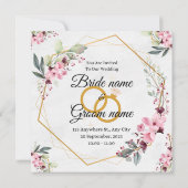 Einladung zur Hochzeit (Rückseite)