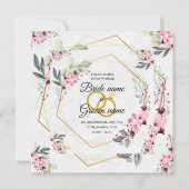 Einladung zur Hochzeit (Vorderseite)