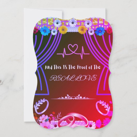 Einladung zur Hochzeit (Rückseite)