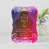 Einladung zur Hochzeit (Stehend Vorderseite)