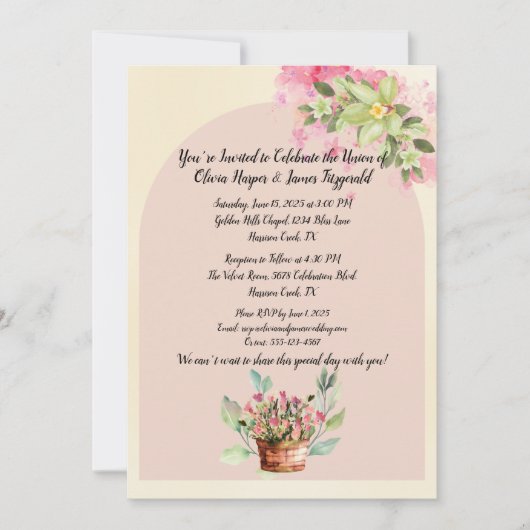 Einladung zur Hochzeit (Vorderseite)