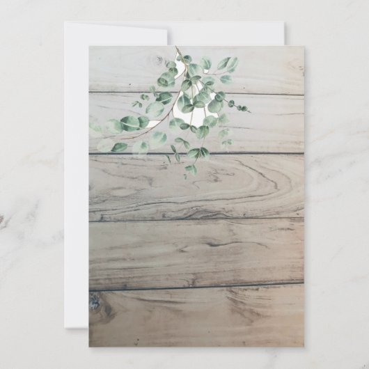 Einladung zur Hochzeit (Rückseite)