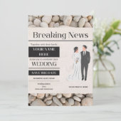 Einladung zur Hochzeit (Stehend Vorderseite)