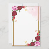 Einladung zur Hochzeit (Rückseite)